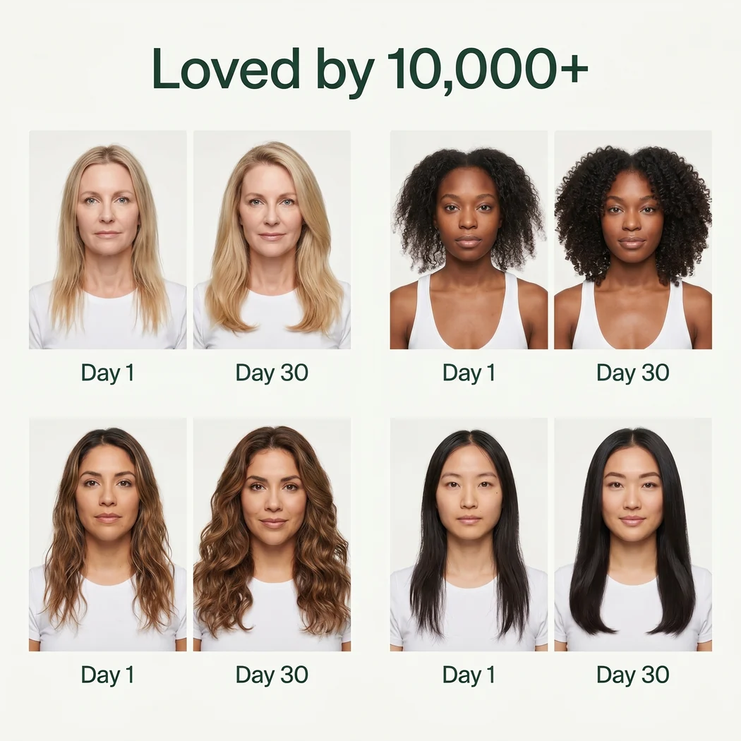 Day 1 and Day 30 results from four Reviruessential customers